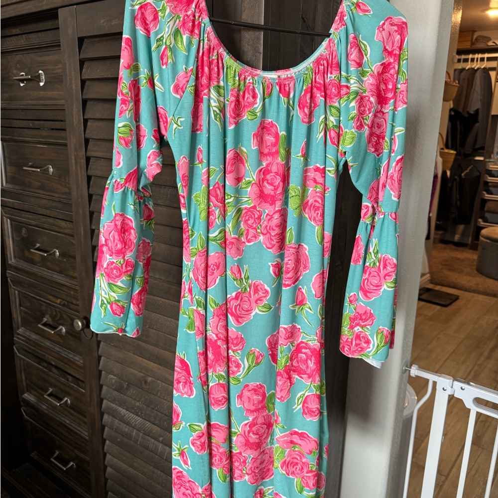 Floral Long Sleeve Dress